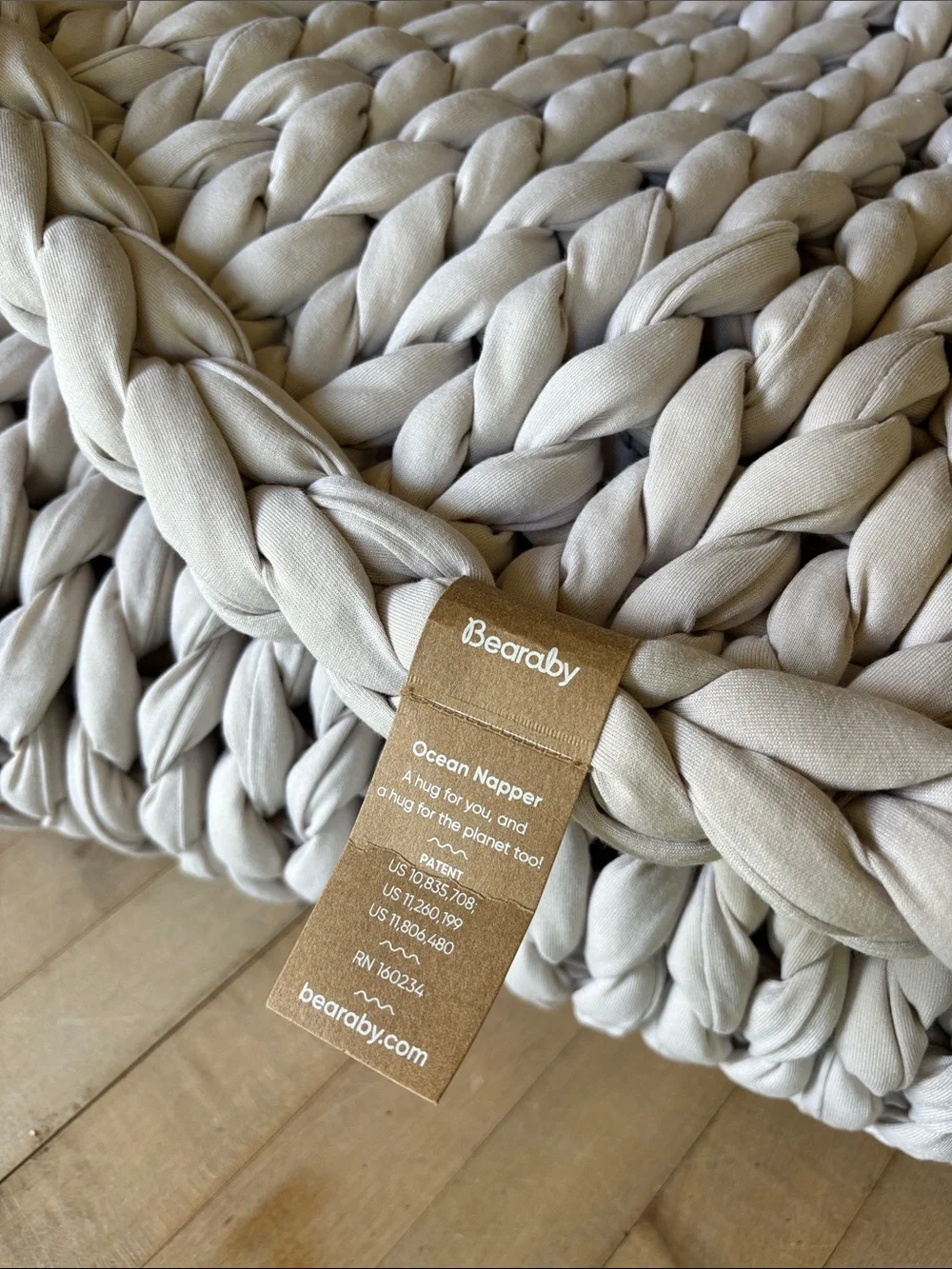 Chunky Knit Throw Blanket